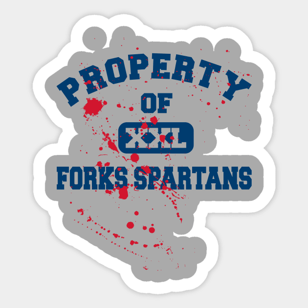 Property of Forks High Sticker by Pixhunter